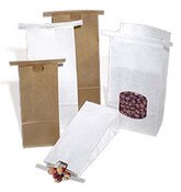 Tin Tie Bags with Windor - Natural